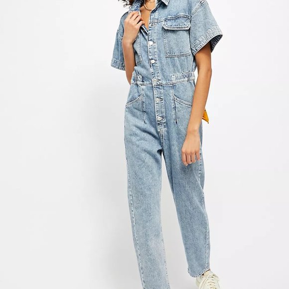 Free People Denim - Free People Marci Coverall